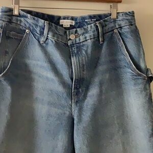 Good American Women's Relaxes Carpenter Jeans